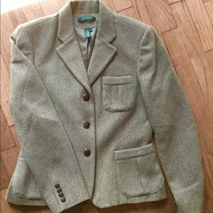 LAUREN Ralph Lauren tweed wool jacket